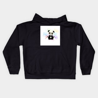 Puppy eyes Panda Bear Kids Hoodie